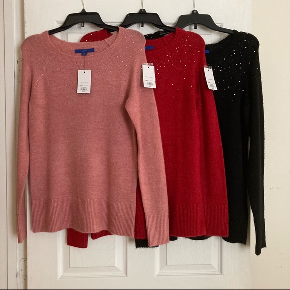 Apt. 9 Sparkle Sweaters! - Picture 2 of 11